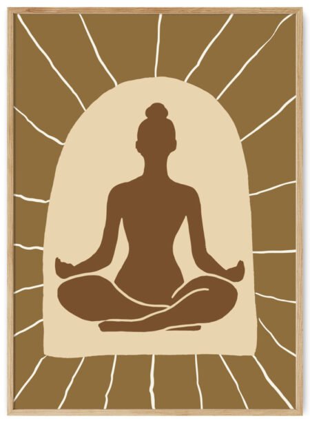 meditacija plakatas