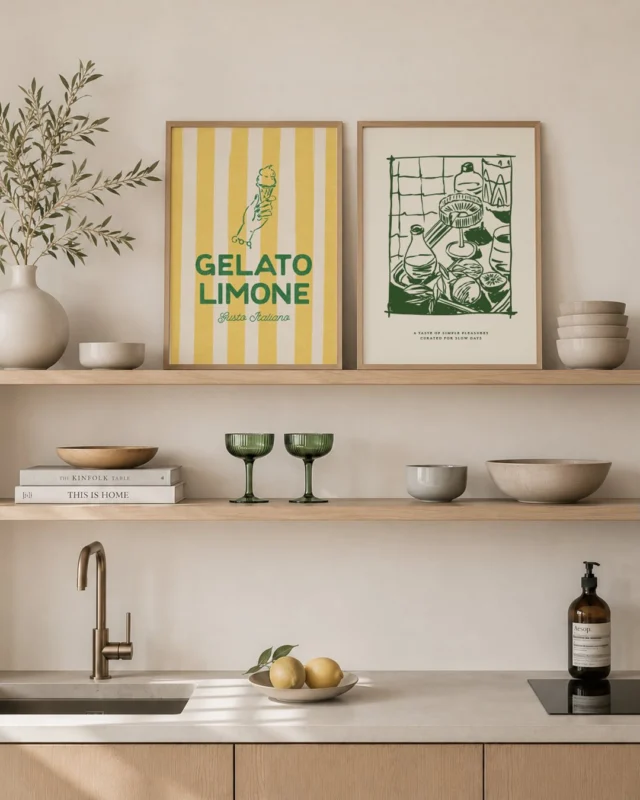 Šie plakatai į namus įneš itališkos saulės, lengvumo ir gero gyvenimo nuotaiką 🍦🍸

#negaliukaipgražu #plakatainamams #printai #ledai #vasara
